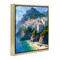 Stupell Industries Seaside Town's Beach View Floating Frame, design by LSR Creative Studio